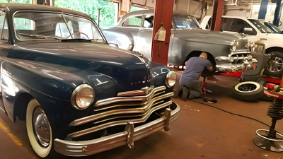 Car in Shop